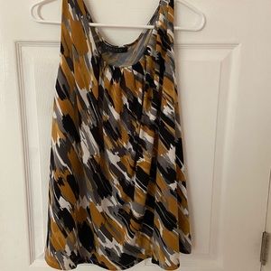 Kasper 3X fully-lined blouse w/unique neckline ✔️